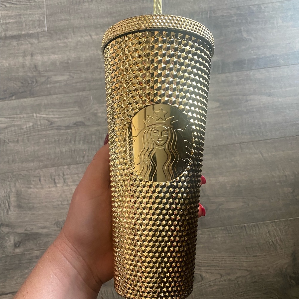 Starbucks Gold Studded Tumbler